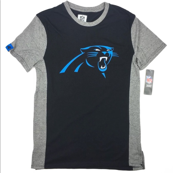 Team Apparel Other - NFL Carolina Panthers Men’s T-Shirt Black Grey